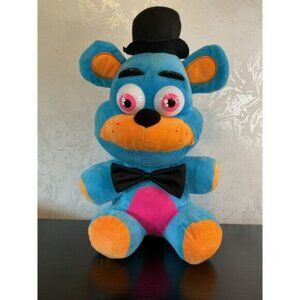 16" Good Stuff Five Nights at Freddys Neon Blue Foxy Plush Stuffed Animal Toy